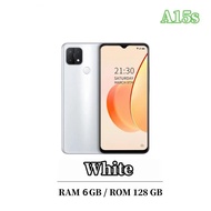 สมาร์ทโฟน A15s RAM6GB+ROM128GB หน้าจอกว้าง 6.52นิ้ว Android 10 แถมฟรีอุปกรณ์ครบชุด มีสินค้าพร้อมส่ง