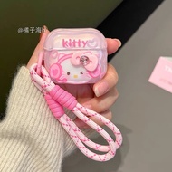Ikatan simpul Kitty Apple AirPods 4 Sarung Apple 1/2/3 Bluetooth AirPods Pro 2