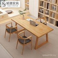 Library Office Modern Computer Desk Study Living Room Solid Wood Household Simple Table Chair Desk S