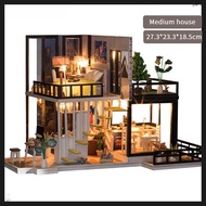 DIY Dollhouse, Villa Building, Mini House Model, Assembling Toy, Adult Decompression,Gift [September