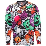 【COD】 In Stock 2022  Motorcycle Long Sleeve Top MTB Multicolour Outdoor Clothing Shirt Cycling Jersey
