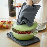 日本霜山 雙面耐高溫隔熱手套/防滑耐熱鍋墊-2入