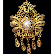 Bros Kebaya Kutubaru Mutiara Permata | Bros Gold Silver | Bros Hijab Bros Bahu | Bros Pesta | Bros B