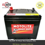 [cs auto] Century 55D23L Motolite Car Battery MF for Proton Preve, Exora, Toyota Camry, Vellfire and Mazda Ipoh area