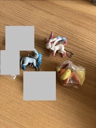比卡超Pokémon Tsumande Tsunagete Mascot 13扭蛋公仔伊布家族鑰匙圈掛飾