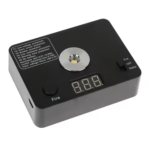 Coil Burning Ohm 521 Tab 18650 Measure Resistance Building Platform Resistance Meter