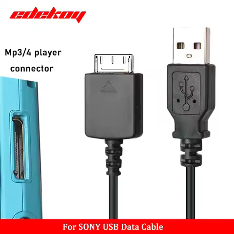 Replacement MP3 MP4 Player USB Charger Cable Compatible with for Sony Walkman NWZ Charging transmis 