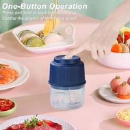 Electric Garlic Chopper, 250ml Portable Cordless Mini Food Processor, Rechargeable Vegetable O4t2