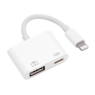 Cáp Otg Lightning Dành Cho Iphone Ipad + Cổng Sạc Lightning - Cáp Chuyển Lingtning Sang Usb