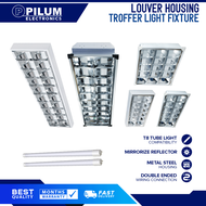 High Quality Louver Housing with or without T8 LED Tube Light / Recessed & Mounted/ Troffer Fixture/
