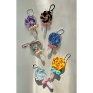 Keychain lolipop (dawai bulu)
