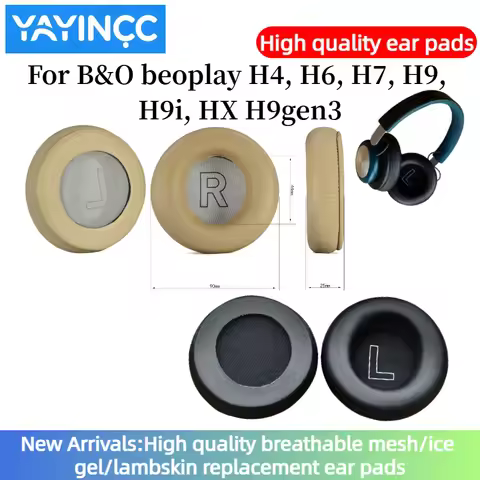 YAYINCC Replacement Earpads For B&O beoplay H4, H6, H7, H9, H9i, HX H9gen3 Earmuffs Ultra-soft Spong