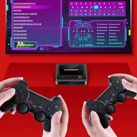 Retro Video Game Console G10 GAME BOX Dual System 4K HD TV Game Player Built-in 16GB 50000+ Games 50