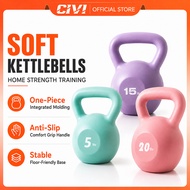 CIVI Kettlebell 5-20LB PVC Coated Dumbbell Set For Women Fitness Exercise Equipment For Women