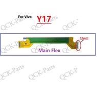 พร้อมขั้วต่อบอร์ดพอร์ตแท่นชาร์จเครื่องชาร์จ USB IC สายเคเบิ้ลยืดหยุ่นสำหรับเมนบอร์ด Vivo Y17เมนบอร์ด