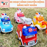 Mini toy cars. Toy ambulances, toy police vehicles - mini car models. Toy construction vehicles - mi