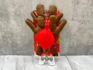 汽車用 聖誕節 鹿角裝飾 深啡色 聖誕裝飾 車頭鹿角 汽車鹿角