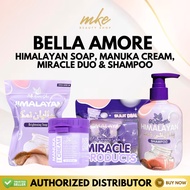 BELLA AMORE HIMALAYAN SOAP, MANUKA CREAM, MIRACLE DUO & SHAMPOO| Moisturizing Exfoliating Whitening