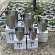 Ca đánh sữa inox 304 siêu dày có vạch chia