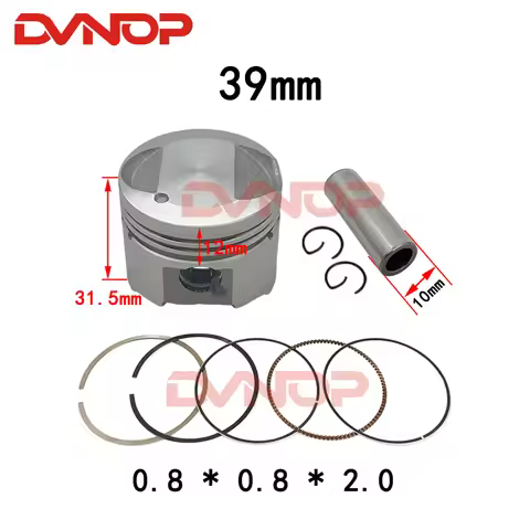 Piston for Suzuki Lets4 lets5 V50G 4T,piston 39mm pin 10mm rings,gasket,cylinder set,50cc