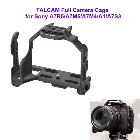 FALCAM F22&F38&F50 Camera Cage Quick Release Plate Camera Cage Rig for Sony A7R5 A1 A7M4
