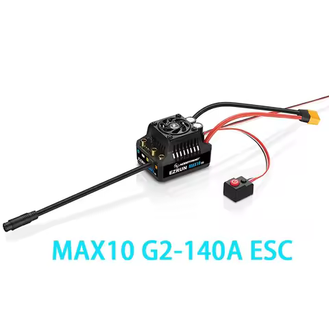 Hobbywing Ezrun Max10 G2 80A/140A Sensored Brushless ESC 3652SD/3665SD G3 Motor For 1/10 RC Cars