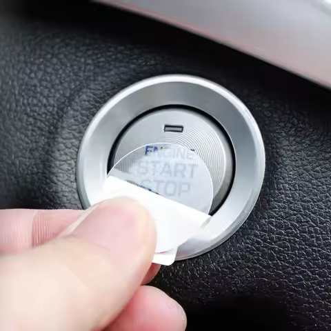 Car Engine Start Stop Switch Button Protective Film FOR Audi A1 A2 A3 A4 A5 A6 A7 A8 Q2 Q3 Q5 Q7 S3 