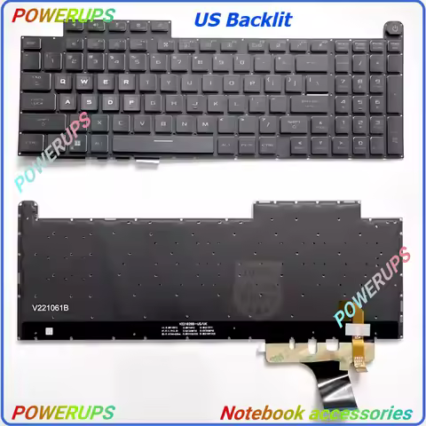 New Laptop US Colorful /RGB Backlit Keyboard For ASUS ROG 7Plus Strix G18 G814 G834J G814J
