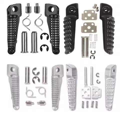 Motorcycle Foot Rests Pedal Front/Rear Footrest For Kawasaki ZX-6R ZX636 ZZR1400 EX650 ER 6F/6N 9R 1
