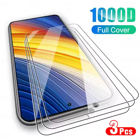 3 Pcs Tempered Glass For Xiaomi Mi Poco X6 X3 Pro Protective Xiomi Pocox3 Pocox6 M6 X 3 GT X3pro X4 