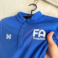 WARRIX  เสื้อโปโลแขนสั้น ฟรี โลโก้ FA THAILAND WA-3315/3324
