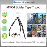 【New Arrivals】Leofoto MT-04 Tabletop Tripod Folding Aluminum Mini Tripod Camera Accessories