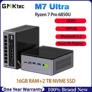 GMKtec Mini Pc M7 AMD Ryzen7 PRO 6850H NUCBOX AMD Radeon™ 680M Window 11 Pro WIFI 6 USBC 4.0