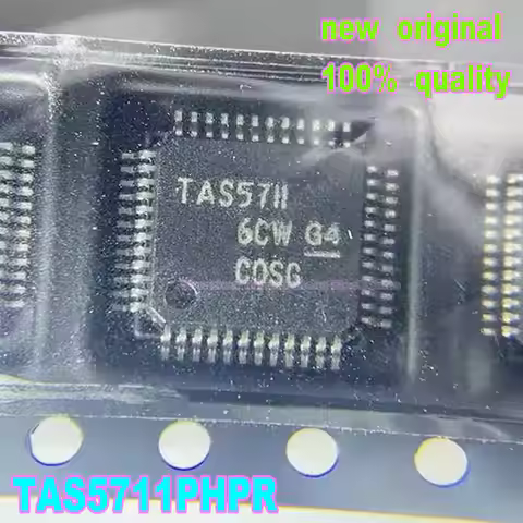 1pcs 100% Brand new original TAS5711 TAS5711PHPR TAS57II QFP-48 digital audio power amplifier IC chi
