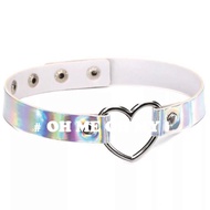 F/Dark Necklace/Necklace Necklace/Circle Necklace/Love Ring Ring/Popular Avant-Garde Laser/Europe Am