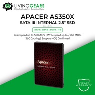 APACER AS350X SATA III Internal 2.5" SSD 128GB | 256GB | 512GB | 1TB