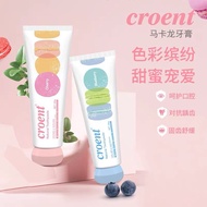 Croent Fruits Toothpaste Cherry/Blueberry/Kiwi/Peach/Lime Toothpaste Tik Tok Macarons Fruit Toothpas