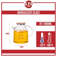 APA Borosilicate Glass Teapot Hot Cold Water Kettle Jug Air Jug Kaca Glass Water Teko Jar Air Tea Po