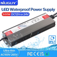 Ultra Thin LED Strip Power Supply กันน้ำ Ip67หม้อแปลงไฟฟ้าแสงสว่าง AC-DC12V/24Vไดรเวอร์ Led 12V5A 50
