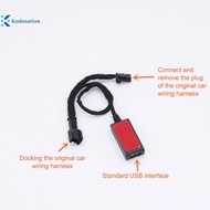 Kudosation For Citroen C5X Versailles Roof Lamp Power Adapter, Dash Cam Hardwire Kit, Plug & Play No