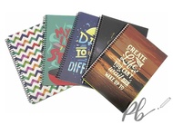 10 PCS. SINGLE LOOP Advance Paper Spring Leaf Premium Spiral Notebook 6" × 8.5", 60 gsm. 75 leaves