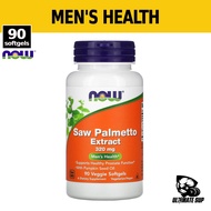 NOW Foods, Saw Palmetto Extract, Men's Health, 320 mg, 90 Veggie Softgels