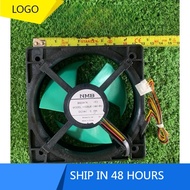 TOSHIBA Refrigerator Fan ((Green Blade)) Model 11338JE-14M-BU DC 14V 0.19Amp (Size 4.5"x4.5", 4 wire