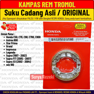 Kampas Rem Tromol Depan Belakang Tromol Honda C50 C70 C90 C700 C800 Astrea Prima Grand Star Original