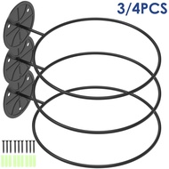 3/4Pcs Basketball Holder Metal Basketball Holder Wall Mount Basketball Holder Rack Ball Stand Storag