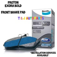 Bendix Metal King FRONT Brake Pad PROTON EXORA BOLD TURBO DB2179MKT