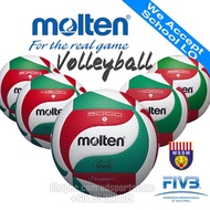 Molten Volleyball Ball Bola Tampar Latihan Pertandingan Official Competition MSSM FIVB
