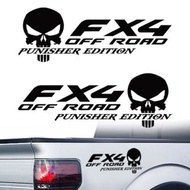 Ford FX4 Off Road Truck f150 The Punisher Pair Decals Vinyl Decal