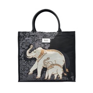 PASAYA Woven Art Bag x SYMBOLIC OF THAILAND - ERAWAN Size M (33x31x15 cm.)