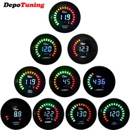 2" 52mm LED Boost/Water Temp/Oil Temp/Oil Pressure/Tachometer/Volt/Air Fuel Ratio/EGT/Vacuum Gauge M